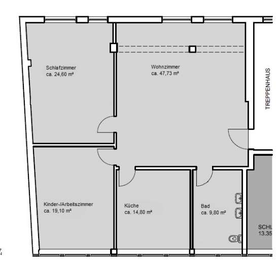 Bad Gandersheim // Großzügige 3 Zimmer-Wohnung (102) zu vermieten