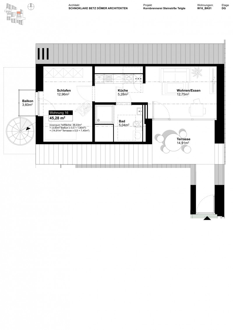 Grundriss Wohnung 3301
